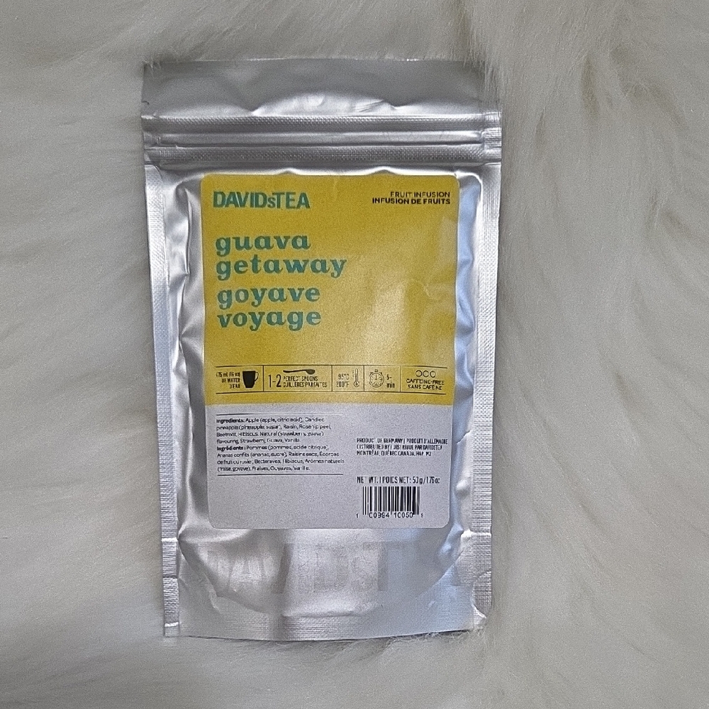 2/$20 Sealed! Davidstea Guava Getaway Loose Leaf Tea 50g *Retired* Davids Tea